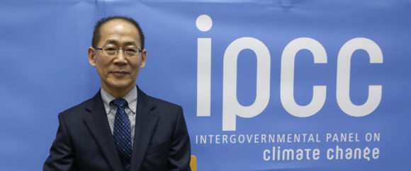 Hoesung Lee, ordförande för IPCC. 43rd Session of the Intergovernmental Panel on Climate Change (IPCC-43) 11-13 April 2016 i Nairobi, Kenya. Bild: IISD/ENB | Kiara Worth