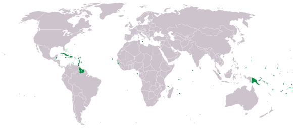 AOSIS medlemsländer, källa: Wikipedia