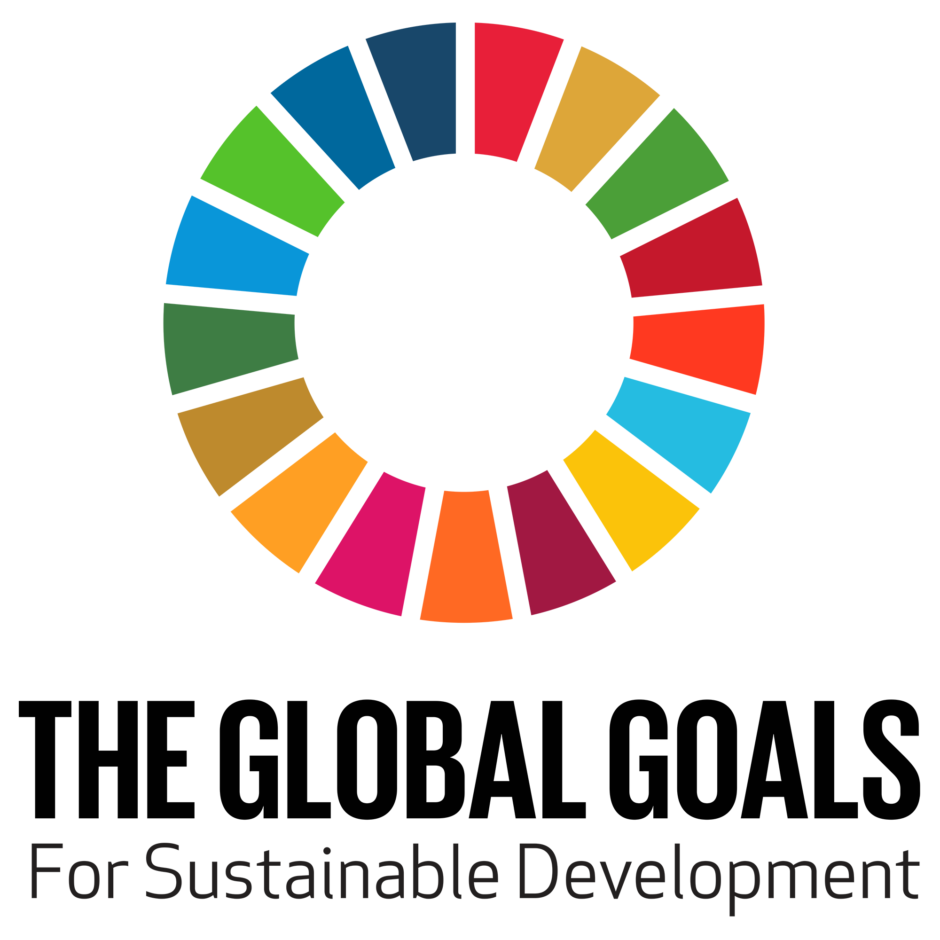 Officiell logotyp för Sustainable Development Goals (SDG). Gjord av Trollbäck+Company.